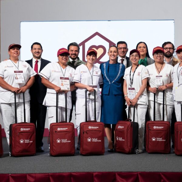 Claudia Sheinbaum lanza el programa Salud Casa por Casa para atender a adultos mayores y personas con discapacidad