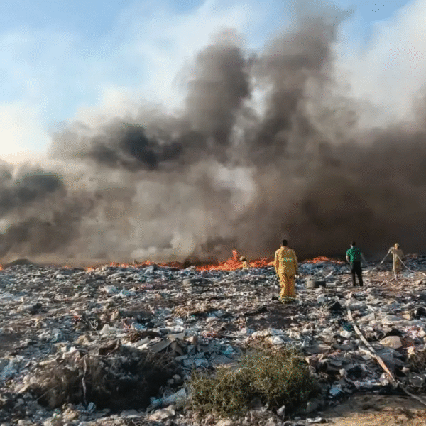 Otro incendio en basurón de Huatabampo alarma a ciudadanos y autoridades