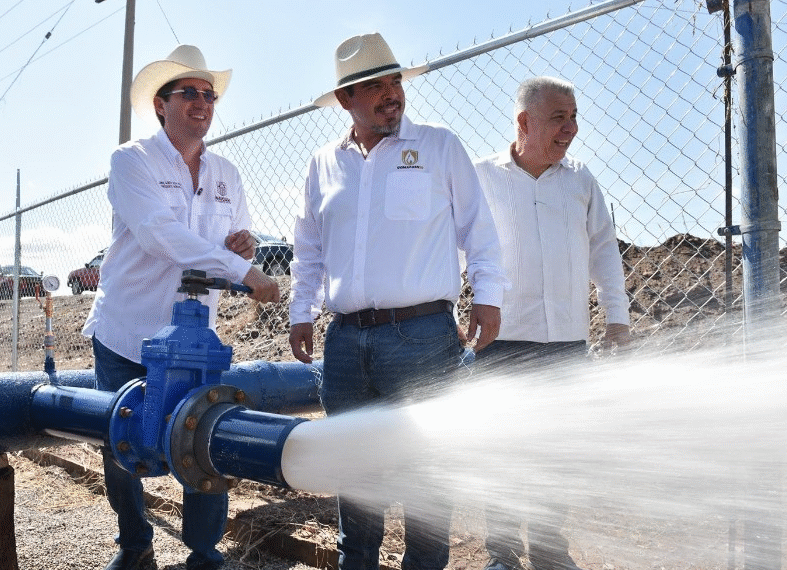 Nuevo pozo en Navojoa mejora el abasto de agua en el sector nor-oriente