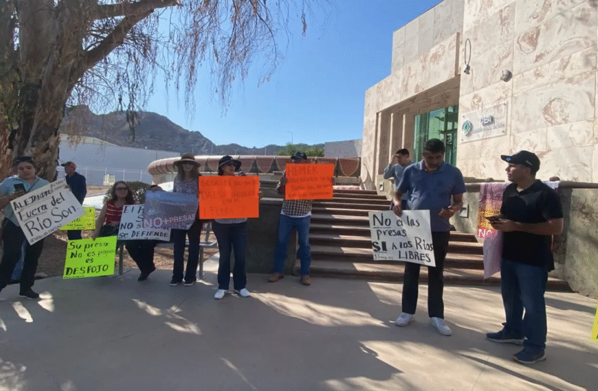 Ures dice no a las presas; el pueblo se va a manifestar