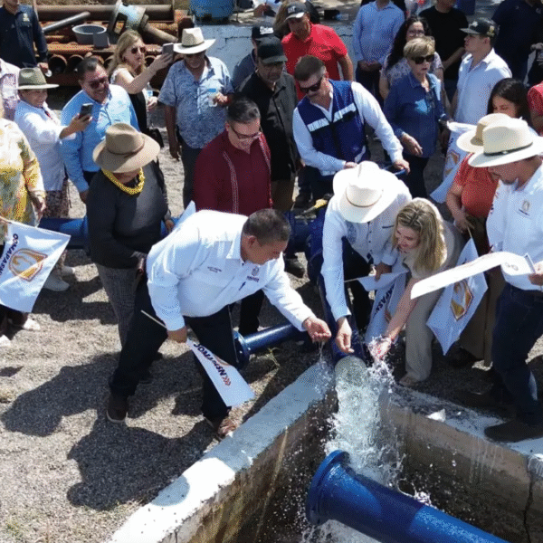 Conectan pozo “Las Ánimas 2” en Navojoa; beneficiará a más de 17 mil habitantes del oriente