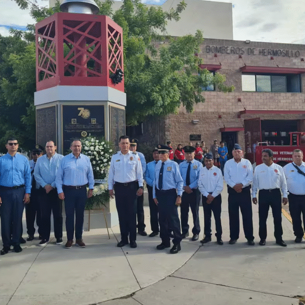 Conmemoran 79 años del Departamento de Bomberos de Hermosillo: tradición de servicio y heroísmo