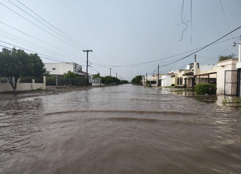 Lluvias de hasta 55 milímetros dejan afectaciones menores en Navojoa