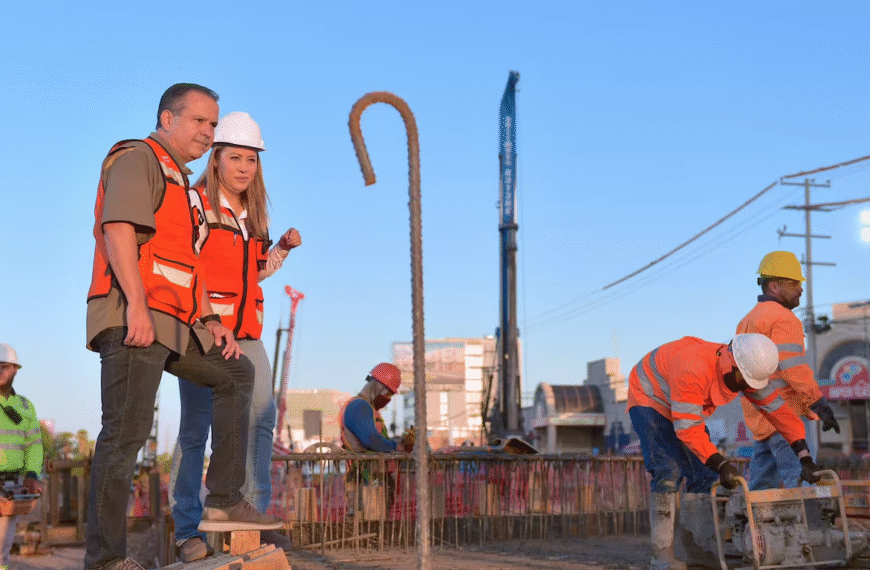 Avanza la obra del paso a desnivel Colosio-Solidaridad con inversión de 412 millones de pesos