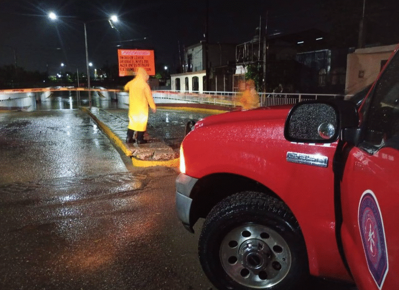 Lluvia azota Navojoa con 33.3 mm y deja daños parciales en la ciudad