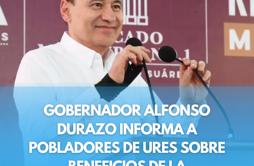 Diputado Ramón Flores entrega su Primer Informe de Actividades Legislativas al Gobernador Alfonso Durazo