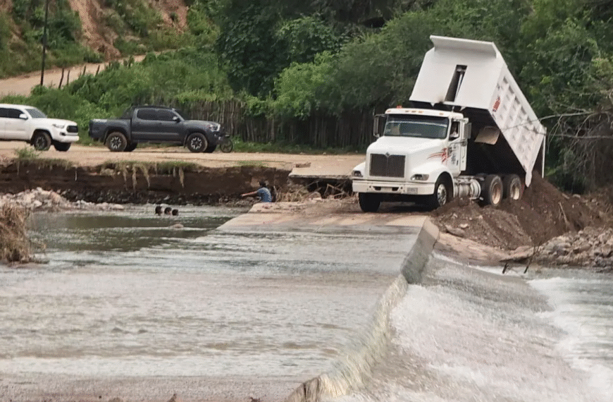 Cientos de viviendas y más de 900 kilómetros de caminos afectados en Álamos por las lluvias