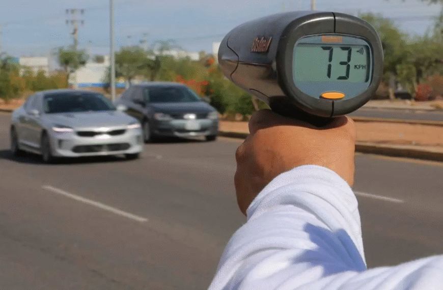 Navojoa refuerza vigilancia vial con operativo radar: buscan frenar exceso de velocidad y salvar vidas