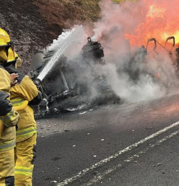 Explota pipa en carretera México-Tuxpan