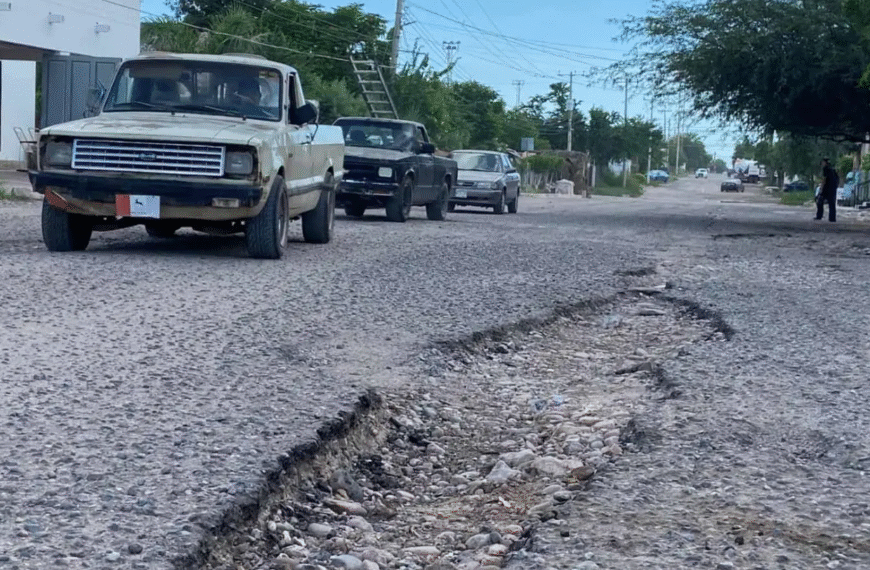 Atenderán baches en Navojoa con concreto hidráulico