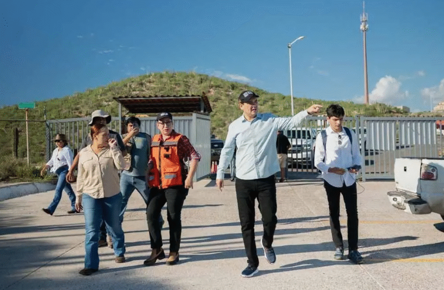 Autoridades de Sonora realizan recorridos para evaluar daños en Guaymas tras intensas lluvias