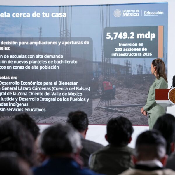 Gobierno de México creará 130 nuevas preparatorias en 2026