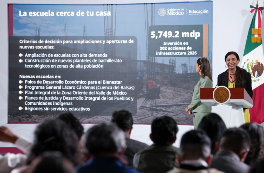 Gobierno de México creará 130 nuevas preparatorias en 2026
