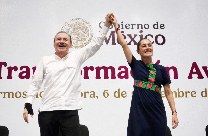Durazo celebra liderazgo de Sheinbaum en Sonora