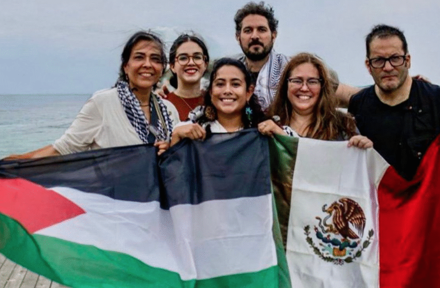 Mexicanos detenidos tras flotilla hacia Gaza