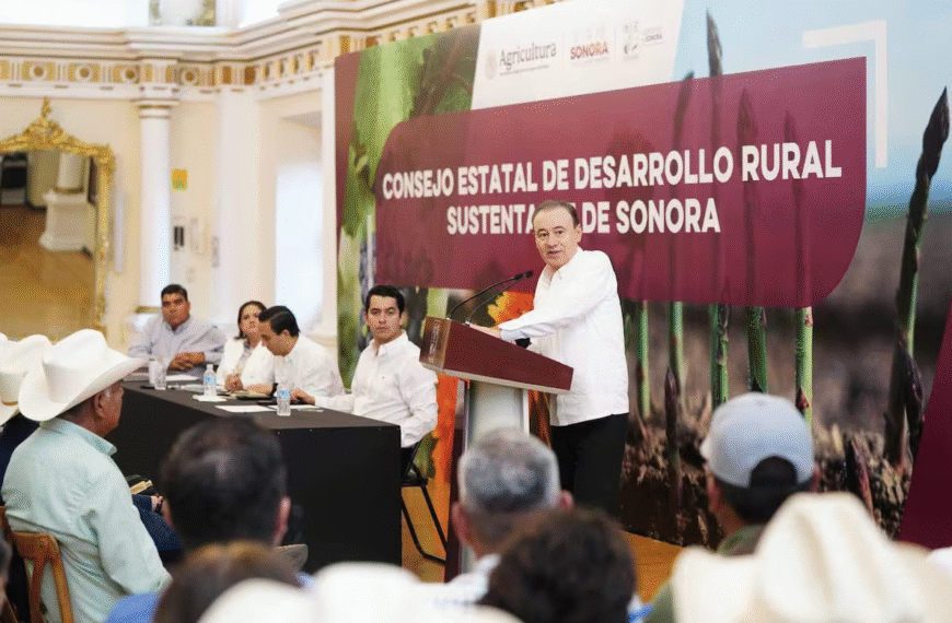 Alfonso Durazo impulsa estrategia de desarrollo sustentable para fortalecer el campo sonorense