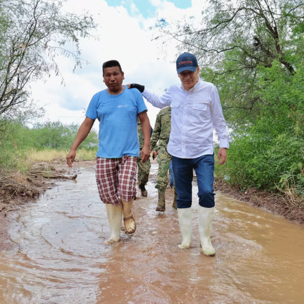 Gobernador Durazo supervisa daños en Guaymas tras el paso de la tormenta “Raymond”