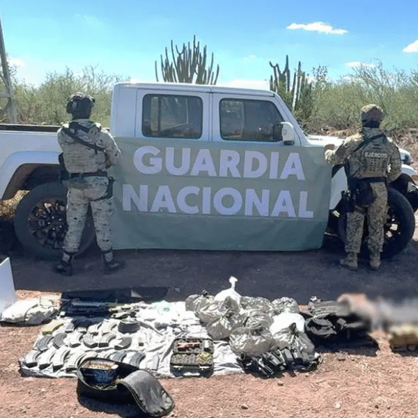 Decomisan armamento y droga en Navojoa