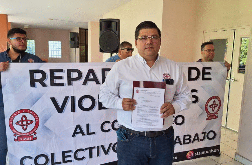Staus solicita al Colegio Universitario un aumento salarial del 7% para docentes de la Unison