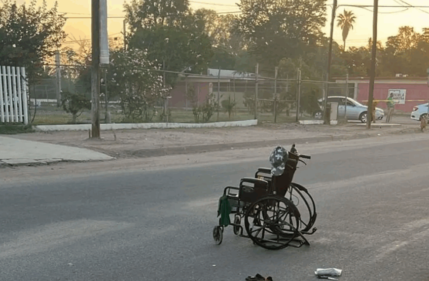 Hombre con discapacidad pierde la vida tras ser atropellado en Navojoa
