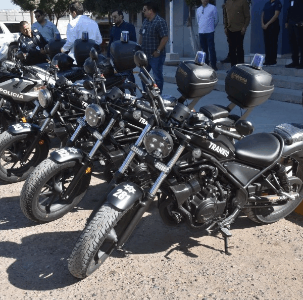 Refuerzan seguridad en Navojoa con entrega de nuevas motopatrullas