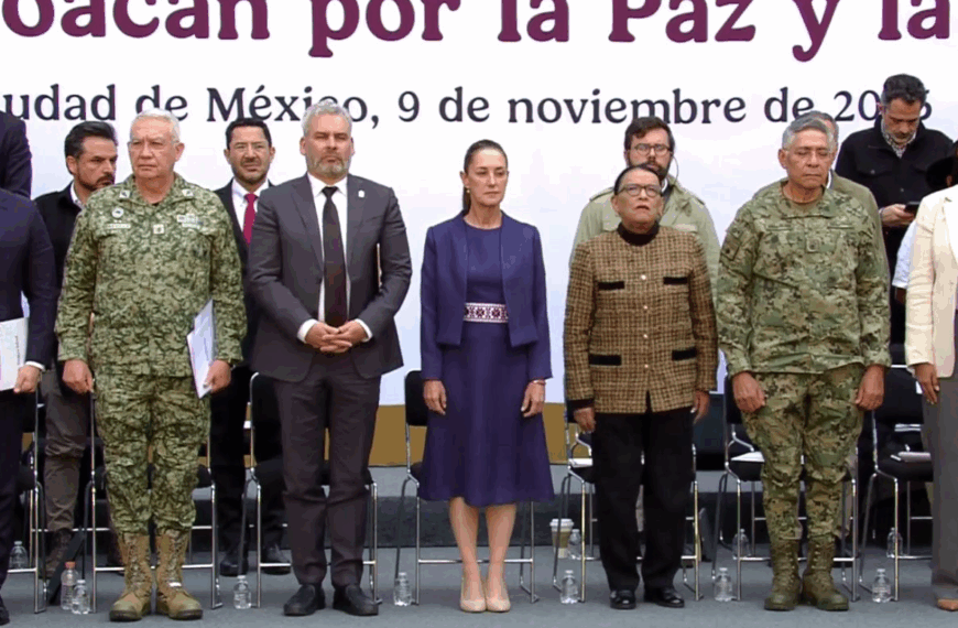 Gobierno lanza Plan Michoacán por la paz