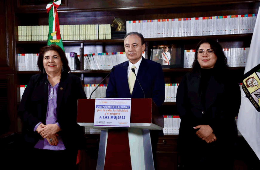 Sonora se suma al plan integral nacional contra la violencia de género