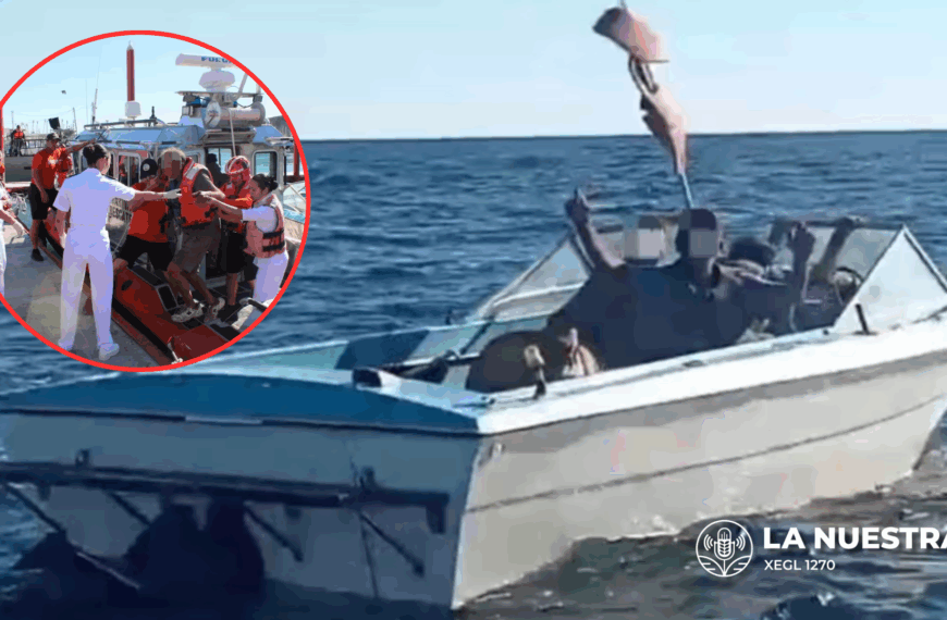 Marina rescata embarcación perdida en Sonora