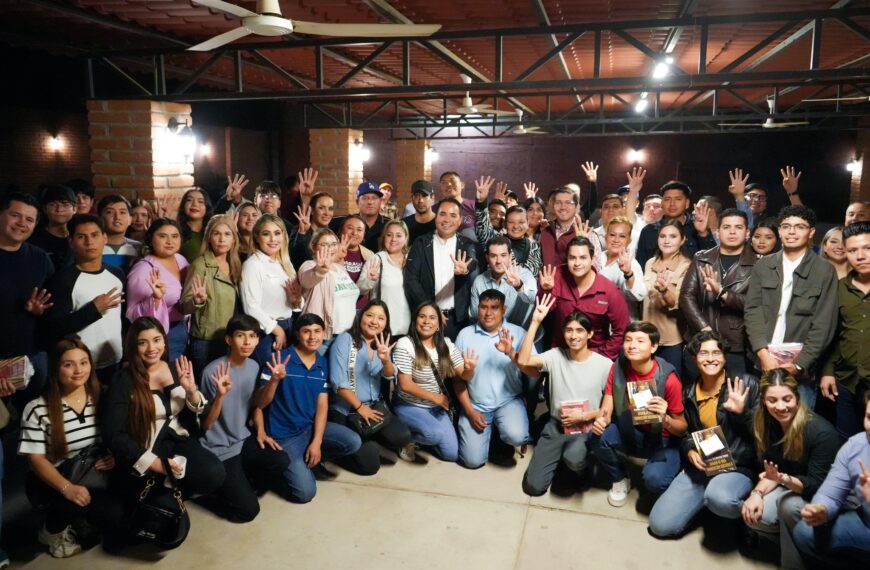 Jóvenes del Mayo presentan agenda de equidad y derechos indígenas al senador Heriberto Aguilar