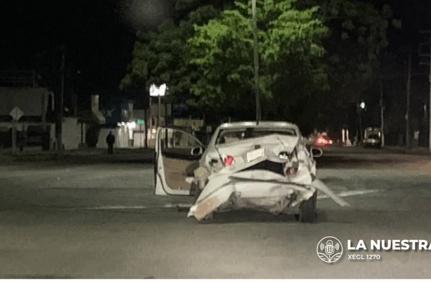 Madrugada de Susto en Navojoa: Fuerte Choque Deja Heridos en Intersección Céntrica