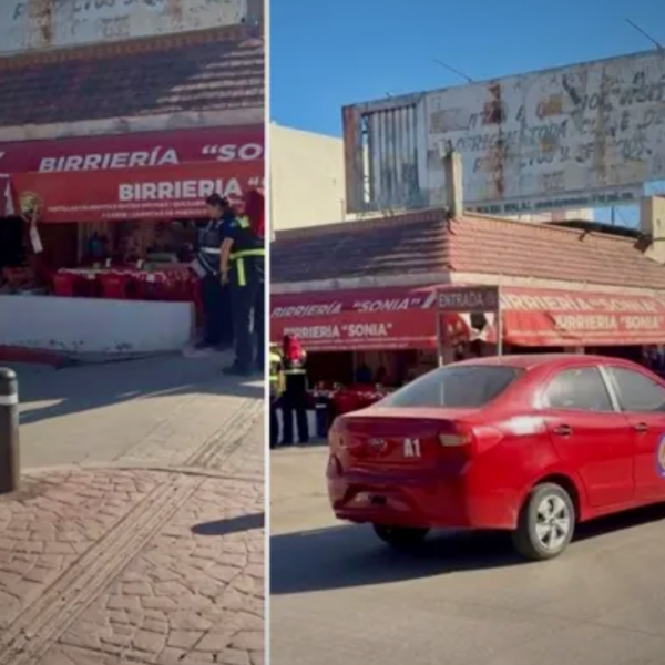 Bomberos controlan fuga de gas en mercado de Navojoa; evitan incendio mayor