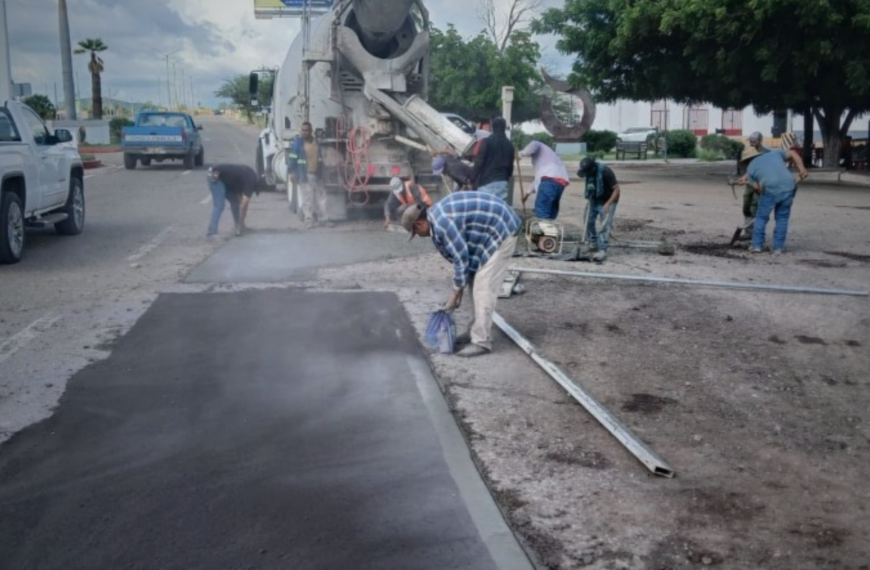Navojoa repara más de 5 mil m² de calles con programa emergente de bacheo