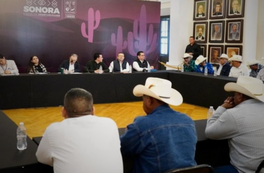 Gobernador Durazo da seguimiento al Plan de Justicia Yaqui