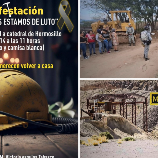 Mineros marcharán en Hermosillo por asesinatos en Sinaloa