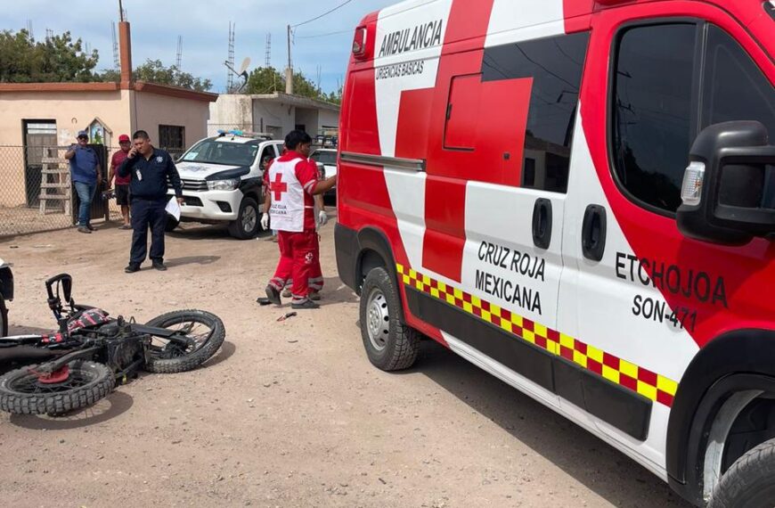 Cruz Roja reporta 48 accidentes viales en Navojoa durante marzo