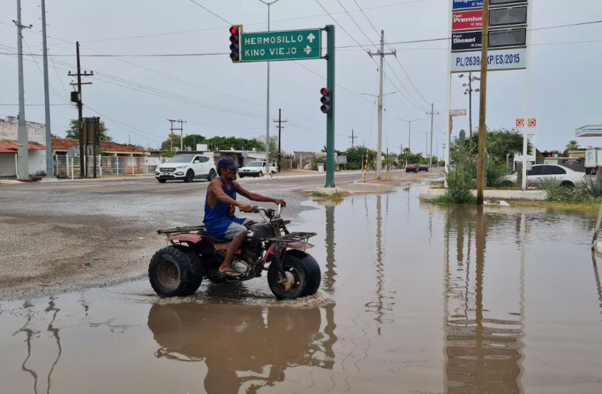 Hermosillo rompe récord con 44°C en marzo; lluvias aisladas en Yécora, Sahuaripa y Bahía de Kino