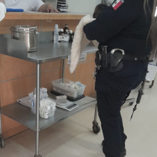 Rescatan a bebé abandonada en Cajeme durante operativo de vigilancia