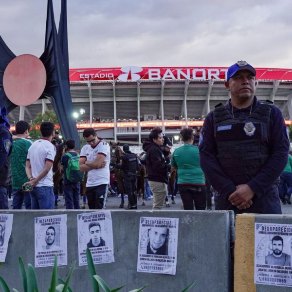 Madres buscadoras protestaron previo al México-Portugal