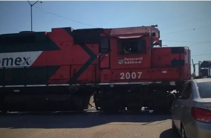 Ferromex analizará reubicación de patio de maniobras para aliviar caos vial en Navojoa