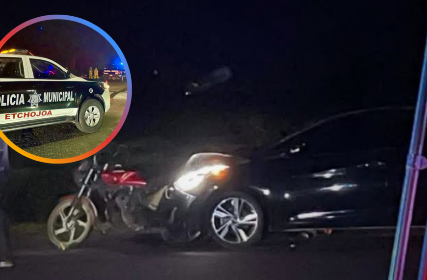 Pareja muere en accidente en carretera estatal 362 en Etchojoa