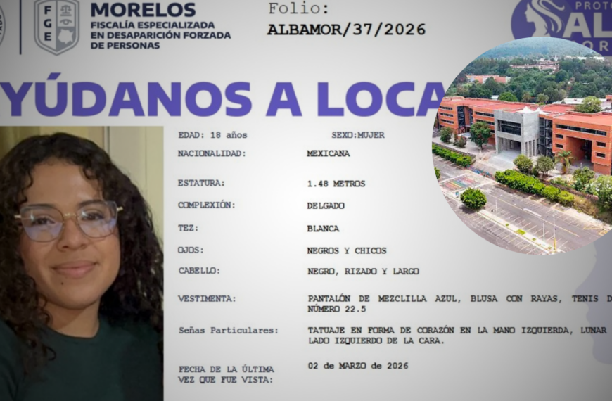 Desaparece Karol, segunda estudiante de la UAEM en menos de dos semanas