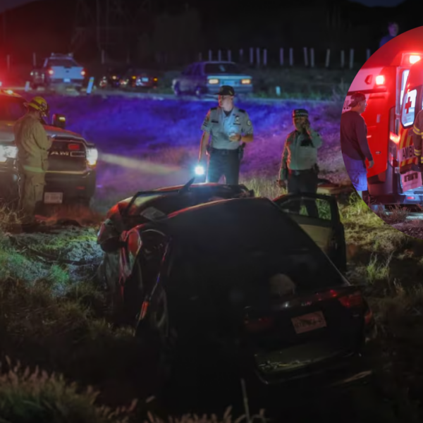 Volcamiento en carretera Guaymas-Hermosillo deja cinco heridos, entre ellos una menor