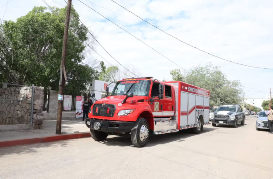 Explosión en transformador provoca suspensión de clases en primaria General Mariano Azuela de Hermosillo