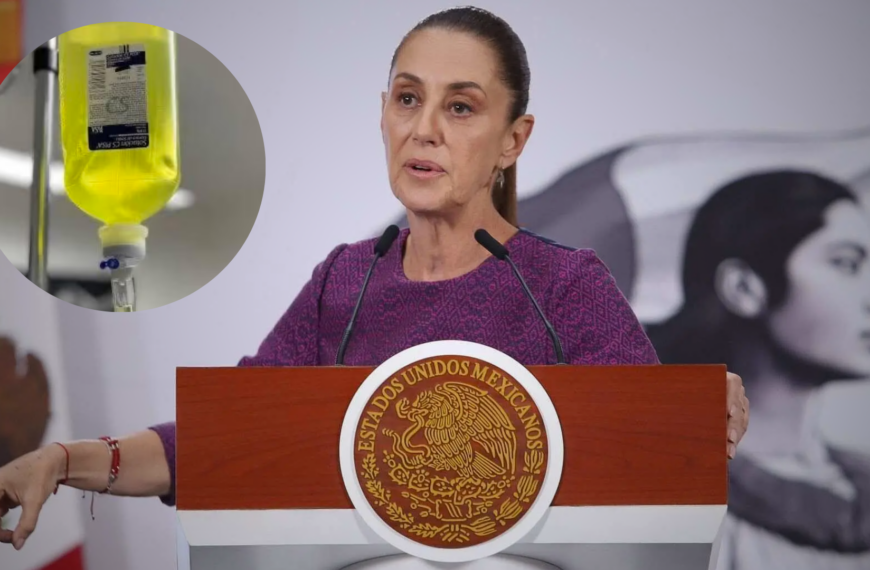 Sheinbaum afirma que Fiscalía de Sonora debe informar sobre resultados de análisis de sueros vitaminados que causaron muerte de ocho personas