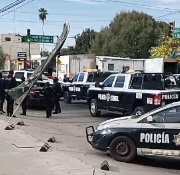 Persecución y detonaciones de armas de fuego en calles de Ciudad Obregón