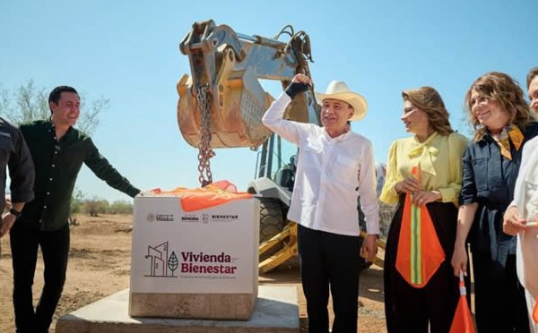 Inicia gobernador Durazo construcción de 2,400 casas en Hermosillo