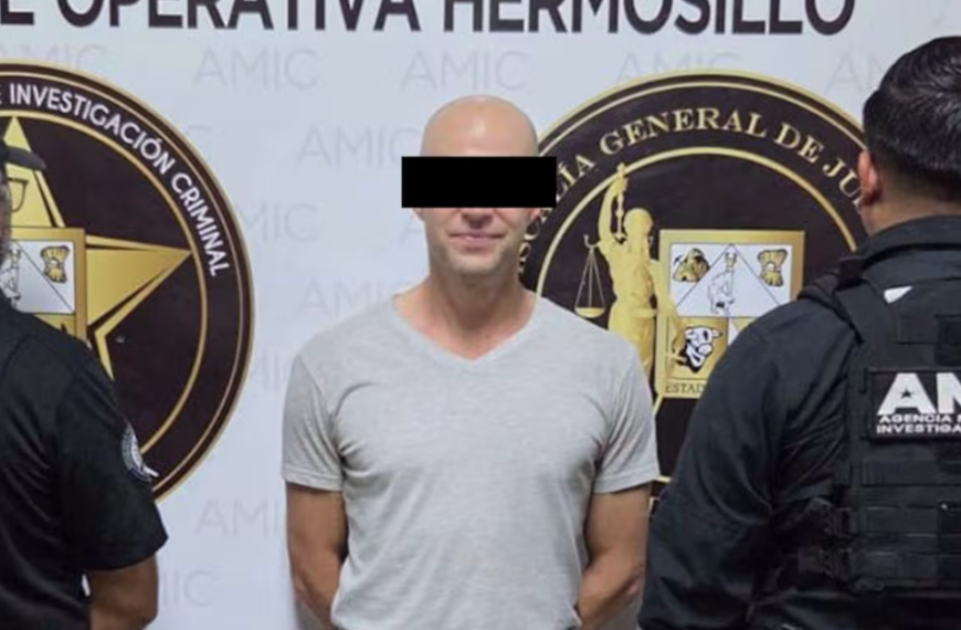 Cae en Hermosillo estadounidense prófugo por tráfico de fentanilo en Florida