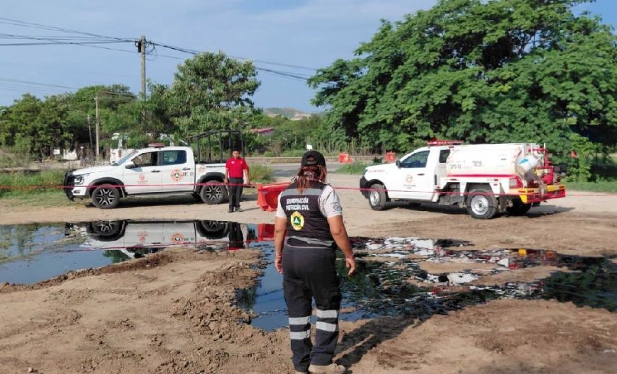 Reportan nuevo derrame de hidrocarburo en Salina Cruz; el último ocurrió hace dos semanas