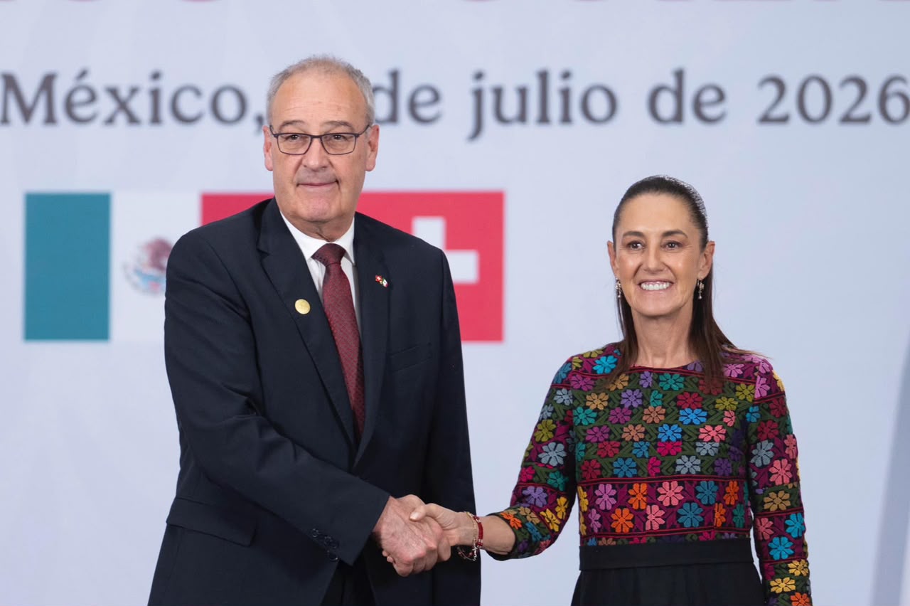 «Vamos a seguir ampliando y diversificando nuestras relaciones»: Sheinbaum tras reunión con presidente de la Confederación Suiza
