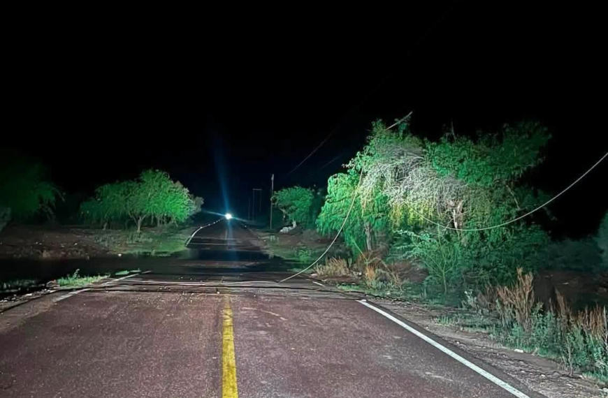 Comunidades rurales del valle de Guaymas continúan sin energía eléctrica tras tormenta